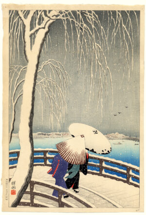 Snow on Willow Bridge